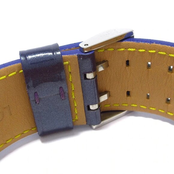 LOUIS VUITTON Tambour Lovely PM Silver Purple Wrist Watch 649-081425 - Picture 10 of 12